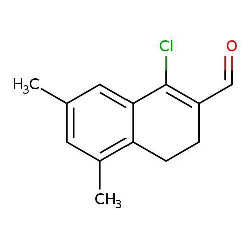 O=CC1=C(Cl)c2c(CC1)c(C)cc(c2)C