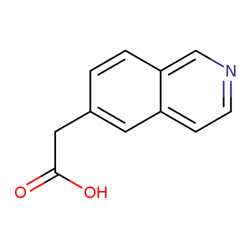 OC(=O)Cc1ccc2c(c1)ccnc2
