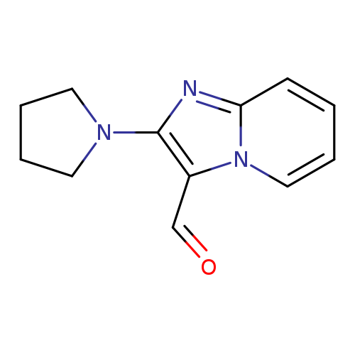 O=Cc1c(nc2n1cccc2)N1CCCC1