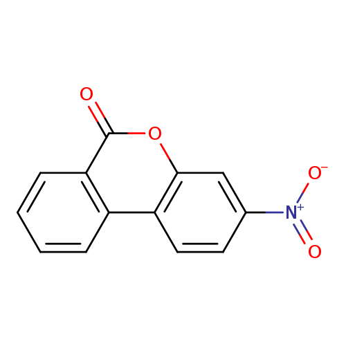 [O-][N+](=O)c1ccc2c(c1)oc(=O)c1c2cccc1