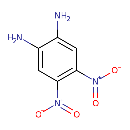 Nc1cc([N+](=O)[O-])c(cc1N)[N+](=O)[O-]