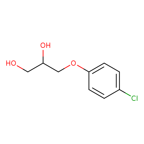 OCC(COc1ccc(cc1)Cl)O