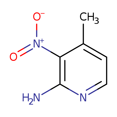 [O-][N+](=O)c1c(C)ccnc1N