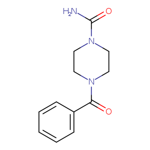 O=C(c1ccccc1)N1CCN(CC1)C(=O)N