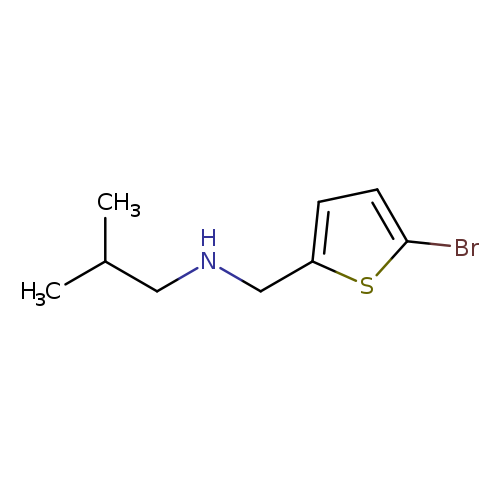 CC(CNCc1ccc(s1)Br)C