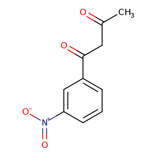 CC(=O)CC(=O)c1cccc(c1)[N+](=O)[O-]