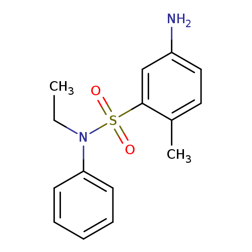 CCN(S(=O)(=O)c1cc(N)ccc1C)c1ccccc1
