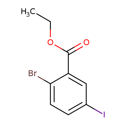 CCOC(=O)c1cc(I)ccc1Br