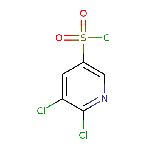 Clc1ncc(cc1Cl)S(=O)(=O)Cl