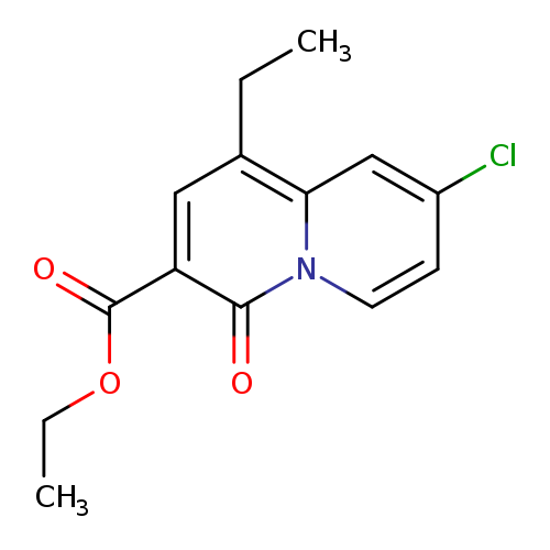CCOC(=O)c1cc(CC)c2n(c1=O)ccc(c2)Cl