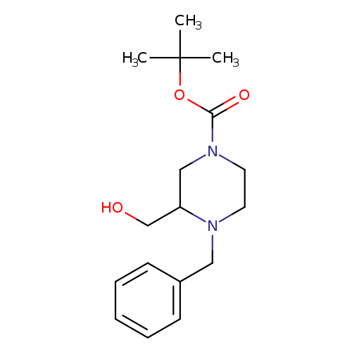 OCC1CN(CCN1Cc1ccccc1)C(=O)OC(C)(C)C