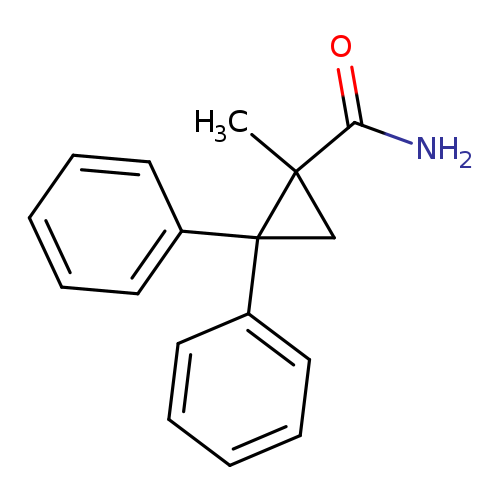 NC(=O)C1(C)CC1(c1ccccc1)c1ccccc1
