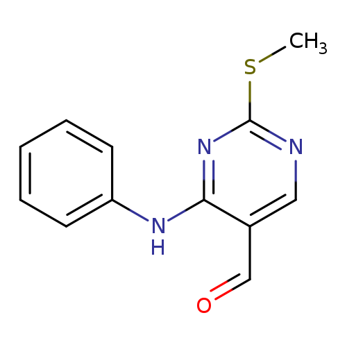 O=Cc1cnc(nc1Nc1ccccc1)SC