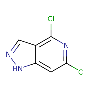 Clc1nc(Cl)cc2c1cn[nH]2
