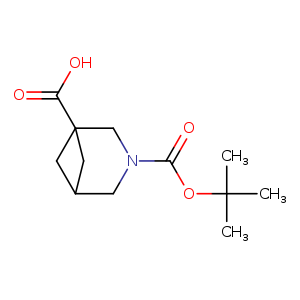 O=C(N1CC2CC(C1)(C2)C(=O)O)OC(C)(C)C