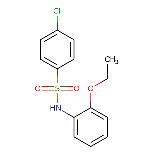 CCOc1ccccc1NS(=O)(=O)c1ccc(cc1)Cl