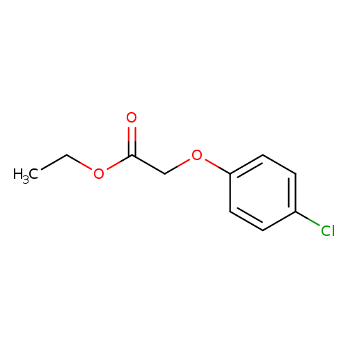 CCOC(=O)COc1ccc(cc1)Cl