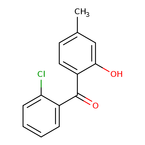 Cc1ccc(c(c1)O)C(=O)c1ccccc1Cl