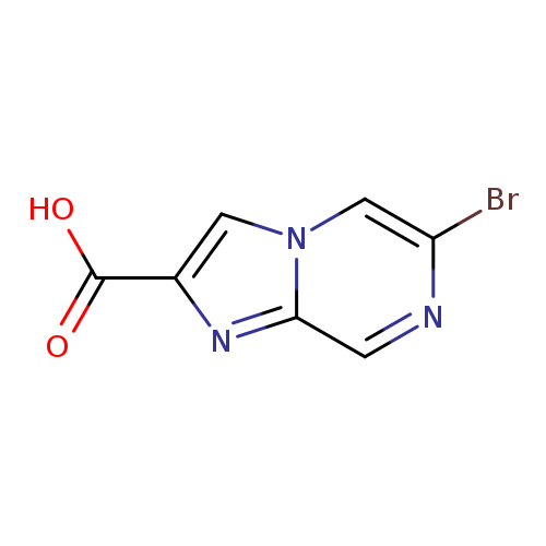 Brc1ncc2n(c1)cc(n2)C(=O)O