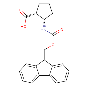 O=C(N[C@H]1CCC[C@H]1C(=O)O)OCC1c2ccccc2c2c1cccc2