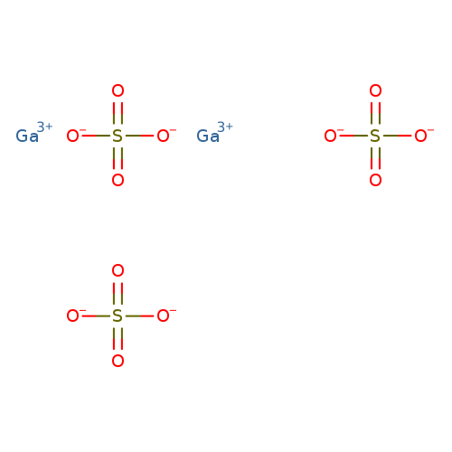 [O-]S(=O)(=O)[O-].[O-]S(=O)(=O)[O-].[O-]S(=O)(=O)[O-].[Ga+3].[Ga+3]