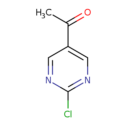 CC(=O)c1cnc(nc1)Cl