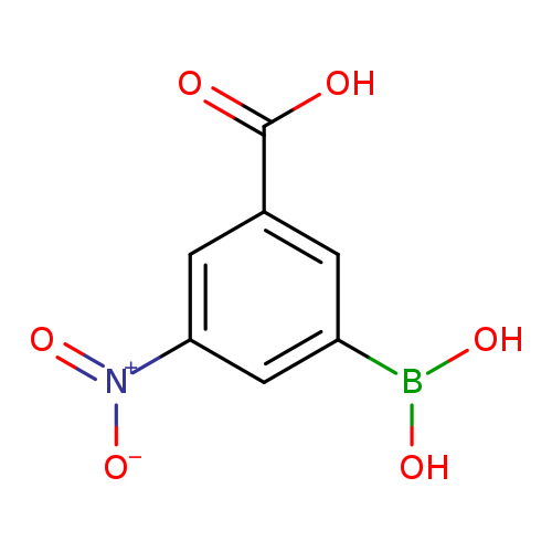 OB(c1cc(cc(c1)C(=O)O)[N+](=O)[O-])O