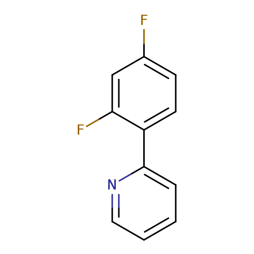 Fc1ccc(c(c1)F)c1ccccn1