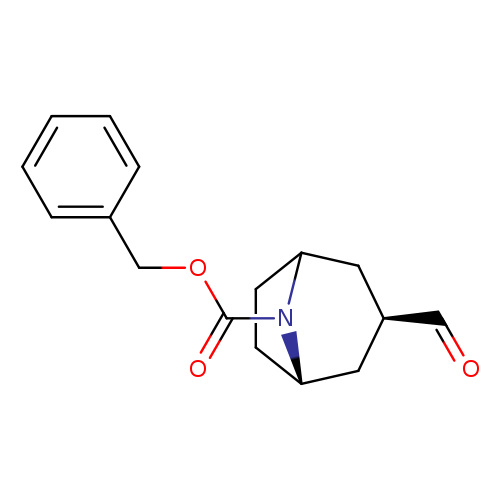 O=C[C@@H]1CC2CC[C@@H](C1)N2C(=O)OCc1ccccc1