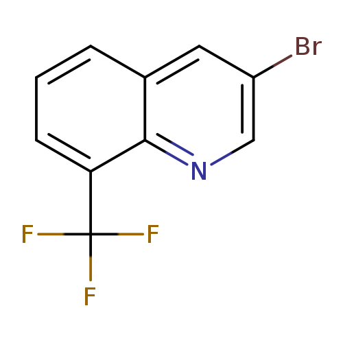 Brc1cnc2c(c1)cccc2C(F)(F)F