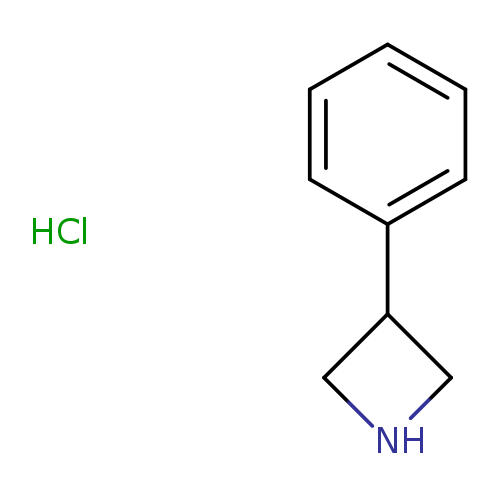 N1CC(C1)c1ccccc1.Cl