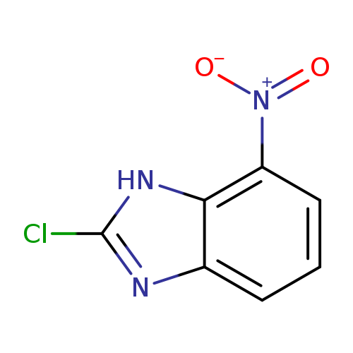 [O-][N+](=O)c1cccc2c1[nH]c(n2)Cl