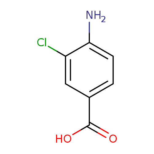 OC(=O)c1ccc(c(c1)Cl)N