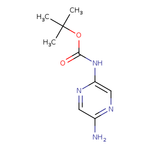 O=C(Nc1ncc(nc1)N)OC(C)(C)C