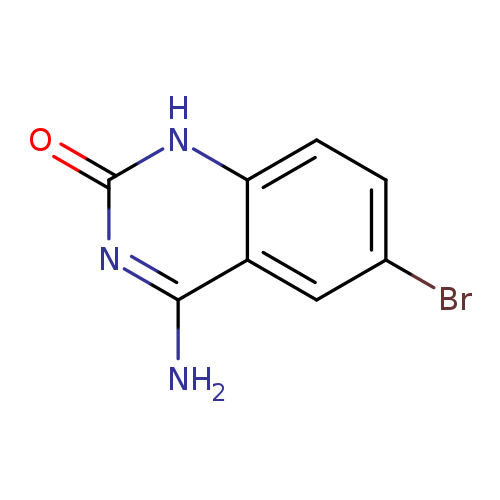 Brc1ccc2c(c1)c(N)nc(=O)[nH]2