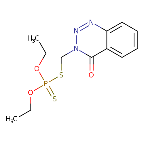 CCOP(=S)(SCn1nnc2c(c1=O)cccc2)OCC