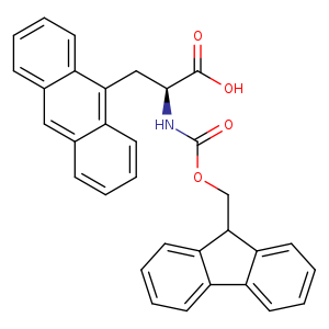 O=C(N[C@H](C(=O)O)Cc1c2ccccc2cc2c1cccc2)OCC1c2ccccc2c2c1cccc2