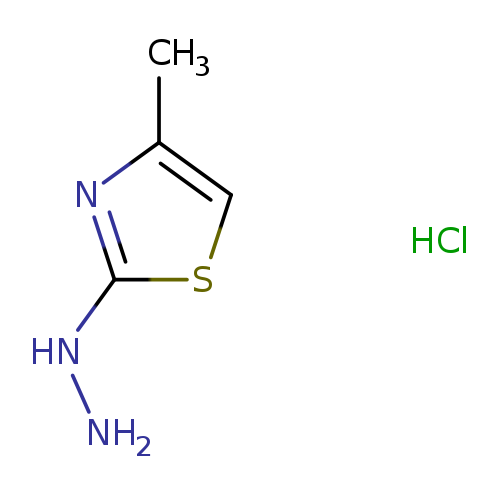 Cc1csc(n1)NN.Cl
