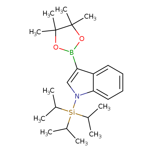 CC([Si](n1cc(c2c1cccc2)B1OC(C(O1)(C)C)(C)C)(C(C)C)C(C)C)C