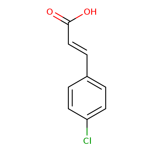 OC(=O)/C=C/c1ccc(cc1)Cl