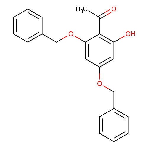 CC(=O)c1c(OCc2ccccc2)cc(cc1O)OCc1ccccc1