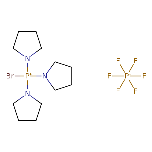 F[P-](F)(F)(F)(F)F.Br[P+](N1CCCC1)(N1CCCC1)N1CCCC1