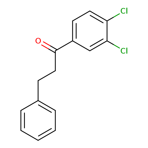 O=C(c1ccc(c(c1)Cl)Cl)CCc1ccccc1