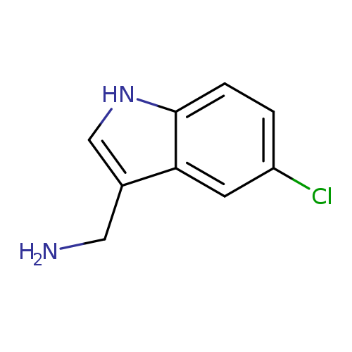 NCc1c[nH]c2c1cc(Cl)cc2