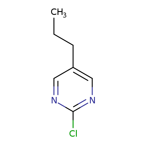 CCCc1cnc(nc1)Cl