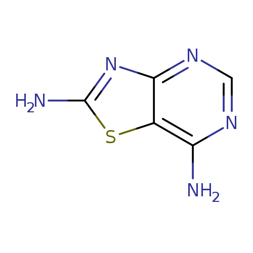 Nc1sc2c(n1)ncnc2N