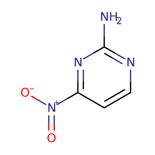 Nc1nccc(n1)[N+](=O)[O-]