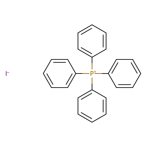 c1ccc(cc1)[P+](c1ccccc1)(c1ccccc1)c1ccccc1.[I-]