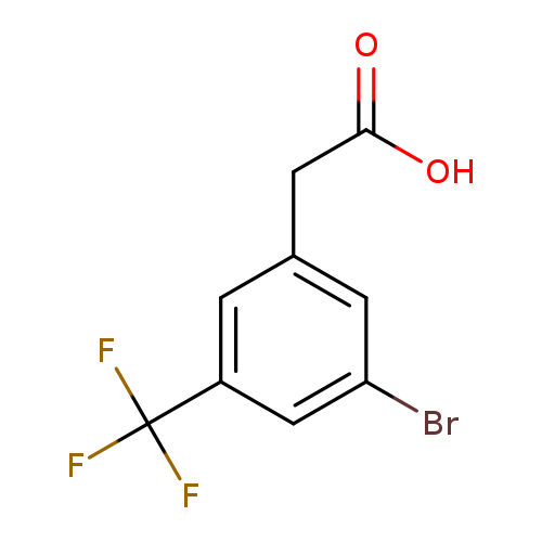 OC(=O)Cc1cc(Br)cc(c1)C(F)(F)F