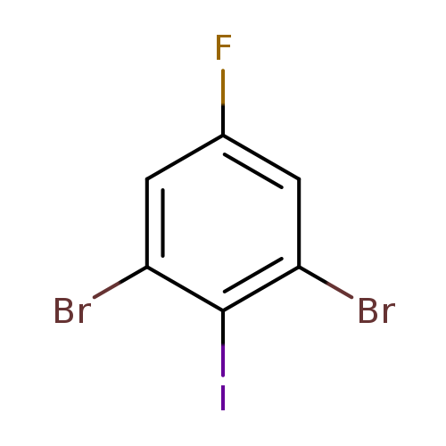 Fc1cc(Br)c(c(c1)Br)I